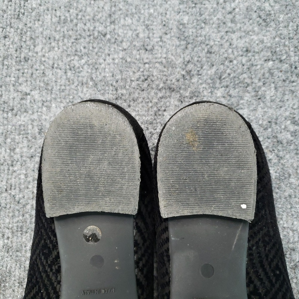 Sesto Meucci Shoes Womens Size 8 Black Velvet Loafer Flats Slip On Italy Glitter - Picture 11 of 16